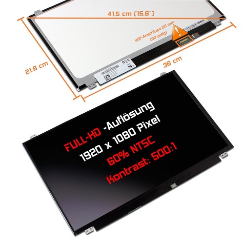 Led display matt passend - 15,6",