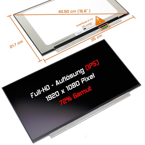 Led display matt passend - 15,6",